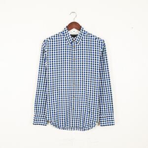 Rag & Bone Men's Slim Fit Button Down Shirt Blue Gingham check Size XS